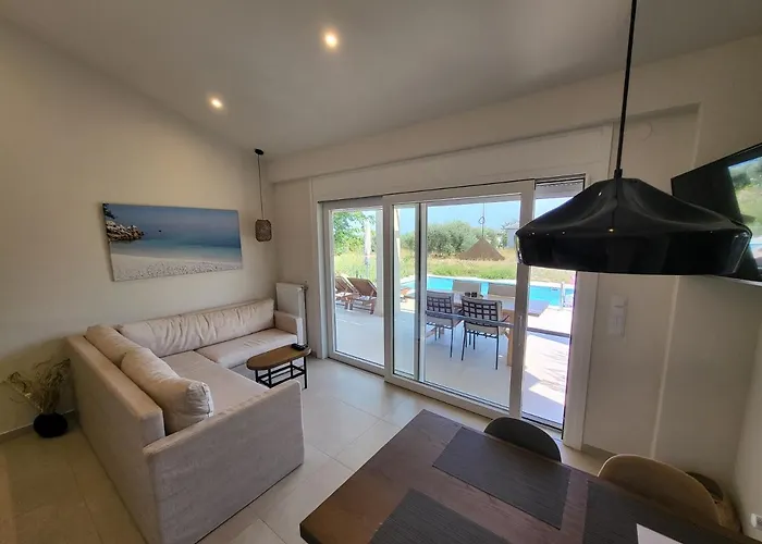 Casa O' - Moderne Mit Grosser Terrasse Und Privatem Swimmingpool 스칼라 포타미아스